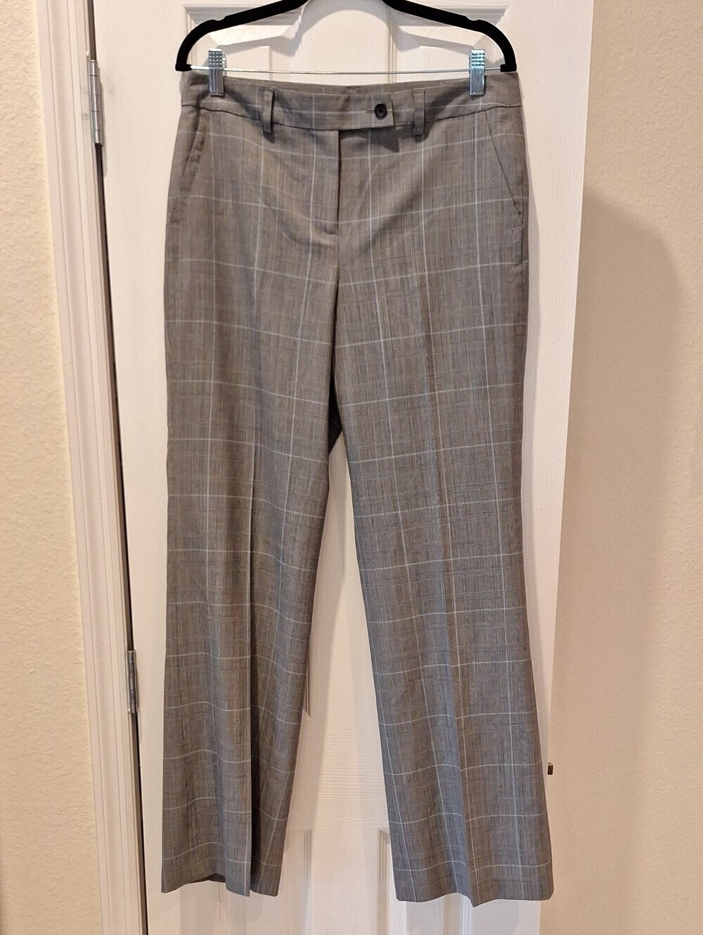 J. Crew - Gray Plaid Lightweight Wool Trousers - 10